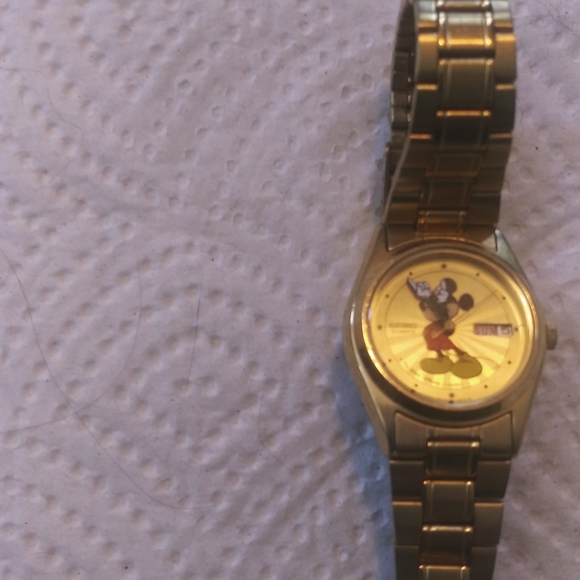 Rare Vintage Seiko Mickey Mouse Sunburst Watch main image 4